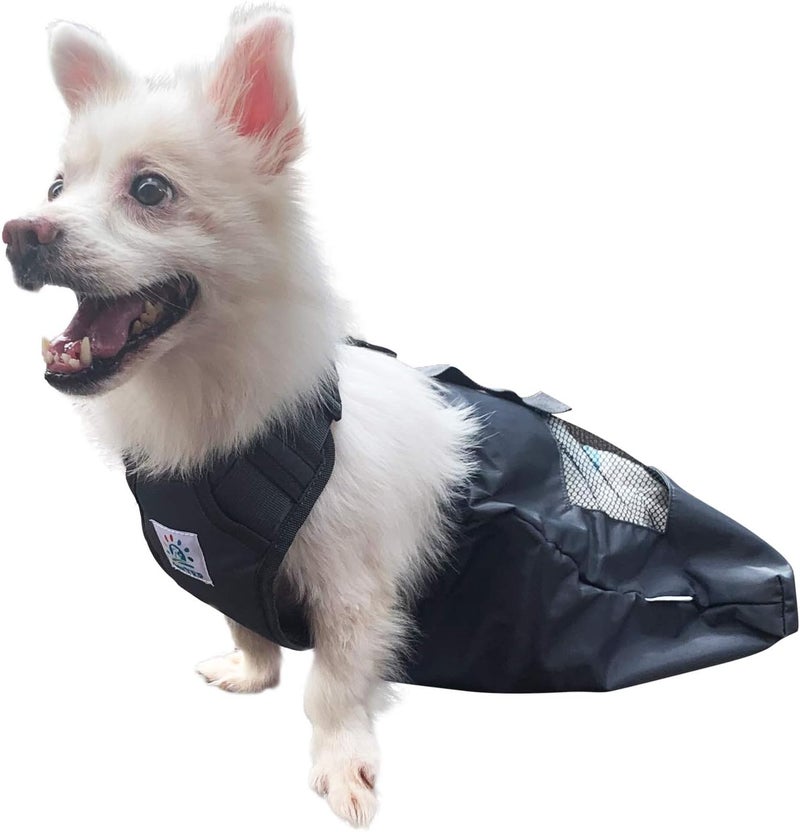 derYEP Dog Drag Bag Durable Indoor for paralyzed Disabled Back Rear Legs Dog Protects Chest and Limbs (S)… - Image 1